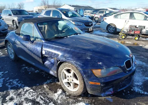 1998 BMW Z3 2.8 из США, поврежденный, VIN 4USCJ3326WLC10874